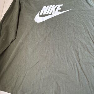 Nike Green Tee with White Logo